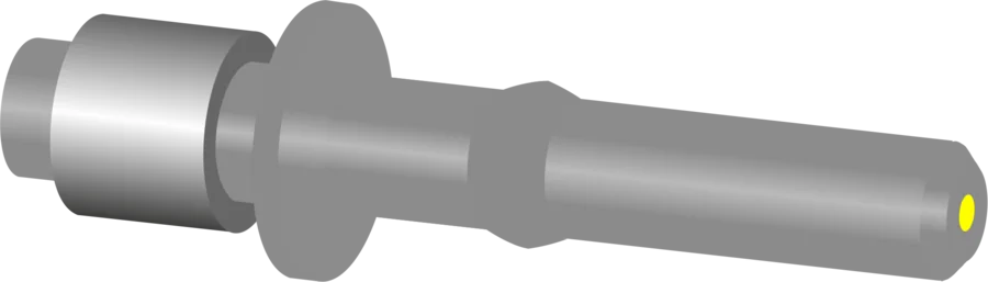 Plastic optic fiber connector for V.O.D measurement